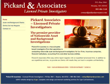Tablet Screenshot of pickardassociates.com